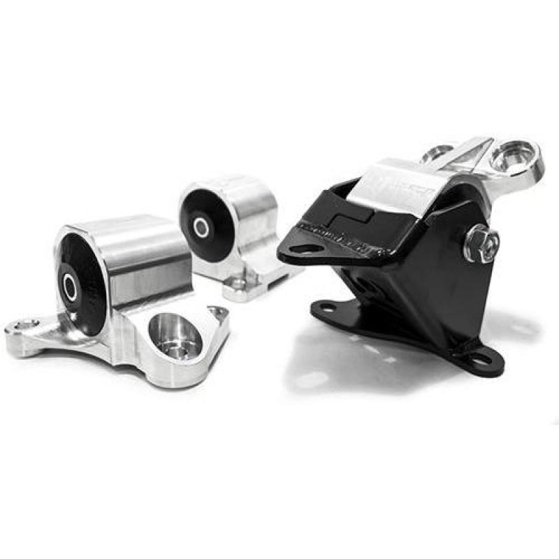 Honda Civic Engine Mount Kit - Innovative Mounts - Aluminum Mounts 95A Bushings (2 Bolt) - Black - `96-`00 Honda Civic Engine Mount Kit - Innovative Mounts - Aluminum Mounts 95A Bushings (2 Bolt) - Black - `96-`00